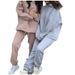 Women's Clothing Autumn And Winter New Women's Clothing Hooded Large Pocket Solid Color Loose Casual Sweater Trousers Two Piece Set_ecoleips.com