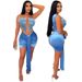 Women's Clothing sexy tube top dress see-through hip party short skirt _ecoleips.com