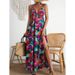 New European And American 2025 Summer Loose Casual Suspenders Sleeveless Printed Dress For Women_ecoleips.com