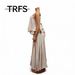 Beach Cover-Up Women's Clothing Set High-Low Skirt Strappy Crop Top Ruffled Hem Flowy Sizes M L XL XXL XXXL_ecoleips.com