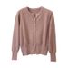 High-end Maillard-style Skin-friendly And Gentle Knitted Cardigan, Korean-style Loose-fitting Outer Sweater Jacket For_ecoleips.com