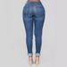 European And American Foreign Trade Cross-border High-waisted Stretch Ripped Slim-fit Women's Jeans_ecoleips.com