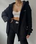 Women's Long-Sleeve Velvet Sweatshirt Trousers Set Casual Fashion Hooded Printed Suit Polyester Spring/Autumn Regular Size_ecoleips.com