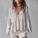 2026 Spring/Summer Cross-Border European And American Women's Fashion Casual Sweet Ruffled Puff Sleeve Pleated Shirt Top_ecoleips.com