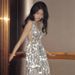 Women's Clothing Silver Tassel Sequined Bride Toast Dress Temperament Banquet High End V Neck Fishtail Evening Dress_ecoleips.com