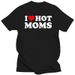 European And American Cross-border Foreign Trade Wholesale Clothing "I Love Mom" Letter Print Round Neck Plus Size_ecoleips.com