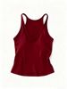 Aria Basics Aria Basics 2026 Model Women's Summer Halter Neck Tank Top, Elastic Sleeveless Camisole For Outer Wear, Short Top That Covers Side_ecoleips.com