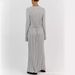 Women's Slim Fit Knit Dress American Style Casual Elegant Fashion Thin Suitable For Summer Regular Size_ecoleips.com