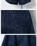 Non-elastic 2026 Summer Large Size Denim Mm Loose New Thin Word Wide Shorts High Waist Small Wide Legs_ecoleips.com