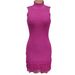 Women's Sleeveless Knitted Dress - Summer Slim Fit Hollow Tassel Short Skirt, European & American Style_ecoleips.com