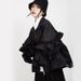Aria Basics 2025 Autumn Design Jacket With 3D Decoration Ruffled Puff Sleeves Warm Women's European And American Trendy Brand_ecoleips.com