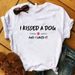 European And American Cross-border Foreign Trade Wholesale Clothing, Colorful Animal Footprint Round-neck Plus-size_ecoleips.com