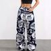 Women's Loose Casual Pants Spring/Summer Street Print Spicy Style With Pockets American Fashion_ecoleips.com