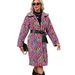 Women's Clothing Luxury Faux Fur Coat – Leopard Print Winter Coat With Notched Collar For Women_ecoleips.com