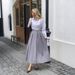 Women's Clothing Elegant Long Midi Skirt For Women Solid Color Stylish Spring Summer_ecoleips.com