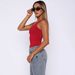 2025 European And American Fashion New Style Y2K Hot Girl Women's Sleeveless Square-neck Basic Sexy Cropped Camisole_ecoleips.com