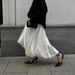 K European And American Style New Balloon Skirt, Fashionable, Casual, Simple, Solid Color, Versatile, High Waisted, Fluffy Skirt, Half Body Skirt_ecoleips.com