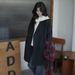 Large Size Woolen Jacket 2025 Autumn And Winter New Thin Loose Fashion Woolen Jacket Women's Rabbit Fur Others_ecoleips.com