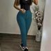 High Waisted Slim Fit Skinny Casual Pencil Pants For Women Trendy Spring Autumn New Style Bottoms_ecoleips.com