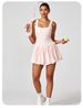 Fake Two-piece Tennis Suit Golf Dress Women's Outdoor Leisure Fitness Dance One-piece Quick-drying Suit_ecoleips.com