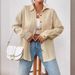 Women's Clothing Shirts Dropped Shoulder Bat Shirts Long Sleeved Shirts_ecoleips.com
