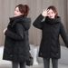 High-end Mid-length, 2025 Winter New Korean Fashion Jacket For Women, Plus Size Slim Cotton Coat_ecoleips.com