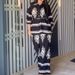 Women's Clothing Summer Fashion Casual Shirt Trousers Printed Large Size Loose Ladies Suit_ecoleips.com