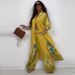 Women's Floral Print Long Sleeve Top & Wide Leg Pants Set – Elegant & Sexy Two-Piece Outfit (Breathable Polyester, Xs-Xxxl, Summer Street Style)_ecoleips.com