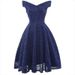 women's clothing front and back deep V-neck lace sexy dress_ecoleips.com