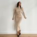 Verve Slim Fit Sexy Zipper Sleeve Off-Shoulder Multi-Color Pencil Long Dress For Women_ecoleips.com