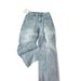 Women’s Light Blue Bow Embroidery High Waist Wide Leg Jeans, Casual Loose Denim Pants For Daily & Streetwear_ecoleips.com