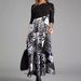 2023 European And American Foreign Trade New Hot-selling Women's Printed Long-sleeve Elegant Fashion Slim-fit_ecoleips.com