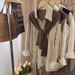 Women’s Clothing Early Autumn Shawl Two Piece Striped Shirt For Women Spring And Autumn Design Niche Lazy Style French Long Sleeved Top Shirt_ecoleips.com