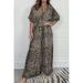 Women's Leopard Print Wide Leg Jumpsuit Casual Fashion European American Style New Arrival_ecoleips.com