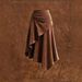 2026 New European And American Style Suede Asymmetrical Tassel Bodycon Short Retro Fashion Half Skirt_ecoleips.com