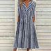 European And American Cross-border Women's Clothing, New Spring-summer Styles, Trendy Printed Buttoned Mid-sleeve_ecoleips.com