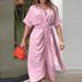 2026 Spring New Collection: Cross-Border European And American Foreign Trade Women's Clothing - Elegant Commuting Solid_ecoleips.com