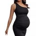 Women's Clothing Autumn New Waist Hip Skirt Sexy Off Shoulder Slim Fashion Slim Pregnant Woman Dress_ecoleips.com