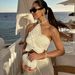 Women's Clothing Fashion Halter Neck Tie Flower Shape Top Summer New Sexy Hollow_ecoleips.com