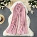 Women's High Waist Straps Casual Pants Summer Wear Slimming Wide Leg Pleated plus Size Slightly Fat Cover Drape_ecoleips.com