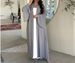 New Arrival Muslim Women Ruffle Sleeve Two Piece Set Fashion Casual Loose Clothing Abaya_ecoleips.com