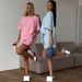 Casual European And American Women's Shorts Suit Solid Color Round Neck Short Sleeved T Shirt Sports Shorts Two Piece Set_ecoleips.com