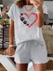 Women’s 2 Piece Outfit Set – Oversized Graphic T-Shirt And Biker Shorts Matching Set, Casual Summer Lounge Tracksuit For Daily Wear-367_ecoleips.com