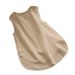 Women's Clothing Summer New Vest T Shirt Women's Casual Versatile Solid Color Irregular Round Neck Pullover Bottoming Top_ecoleips.com