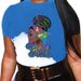 Summer European And American Cross-border Foreign Trade Plus-size T-shirt, Round-neck Casual Loose-fitting Short-sleeve_ecoleips.com