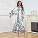 MT533 Women's Elegant Printed Casual Long Dress Fashionable Loose Fit Cross Border Style for Muslim Women_ecoleips.com