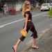 European American Style Women's Slim Fit Solid Color Casual Pants Tie up Slightly Flared Seven Point Fashion Bottoms for Summer 2026_ecoleips.com