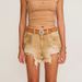 Vintage Distressed Denim Shorts For Women - High Waisted Ripped Jeans Shorts With Raw Hem - Trendy Streetwear Summer Hot Pants_ecoleips.com
