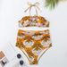 Three-dimensional Flower One-piece Swimsuit Women's Beach Vacation Dress Swimsuit_ecoleips.com