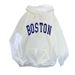 Women's Trendy Hooded Sweatshirt, Autumn And Winter Loose Fit With Letter Print, Long Sleeve, New Style For Teenagers,_ecoleips.com